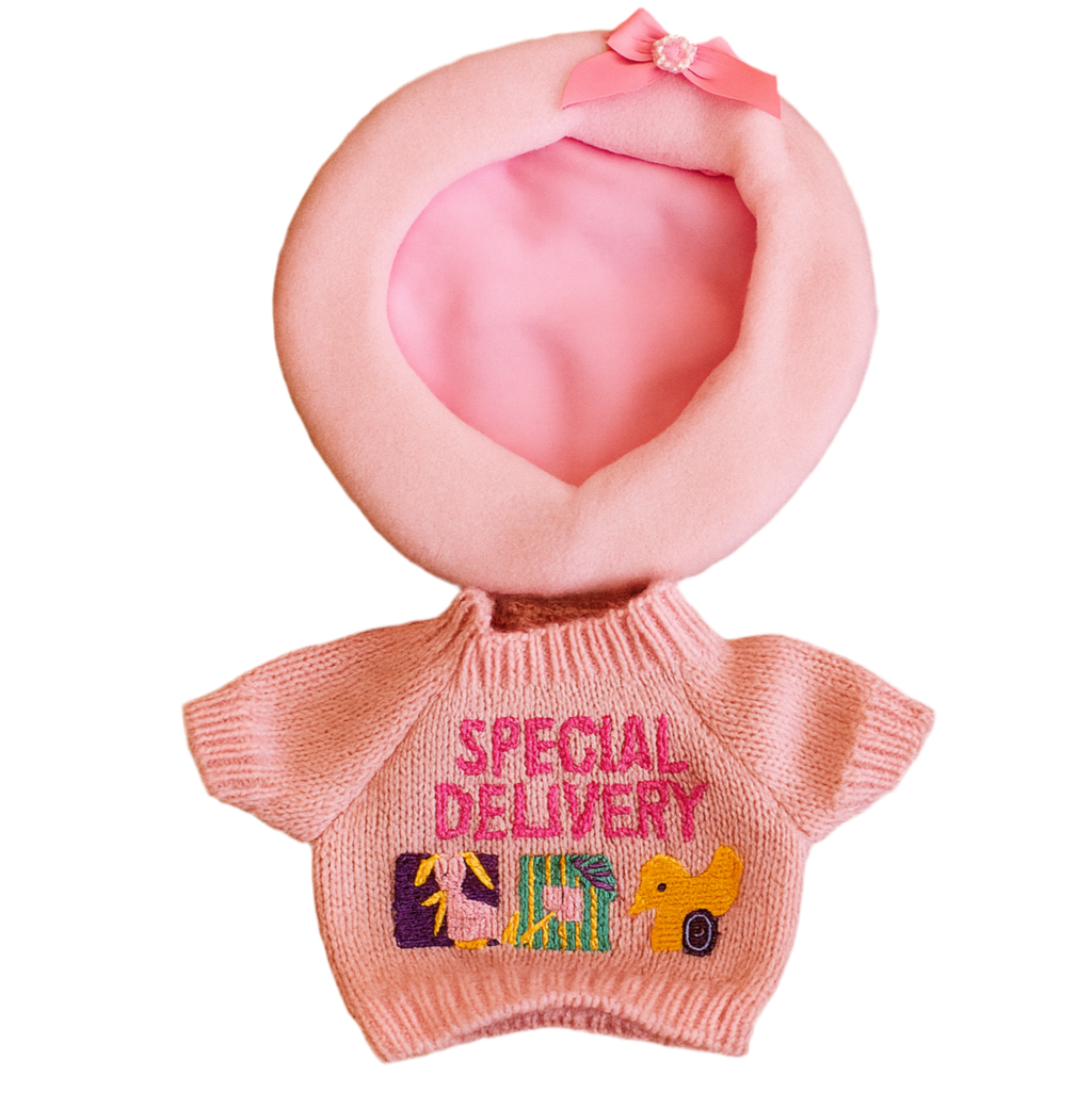 Getsomelove Bär Outfit Pink