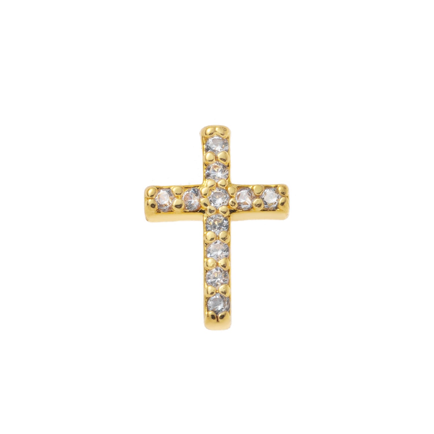 Simple and Trendy Small Pendant Heart-Shaped Zircon Gemstone Small Flower Sun Dog Claw Goldfish Charms for Jewelry