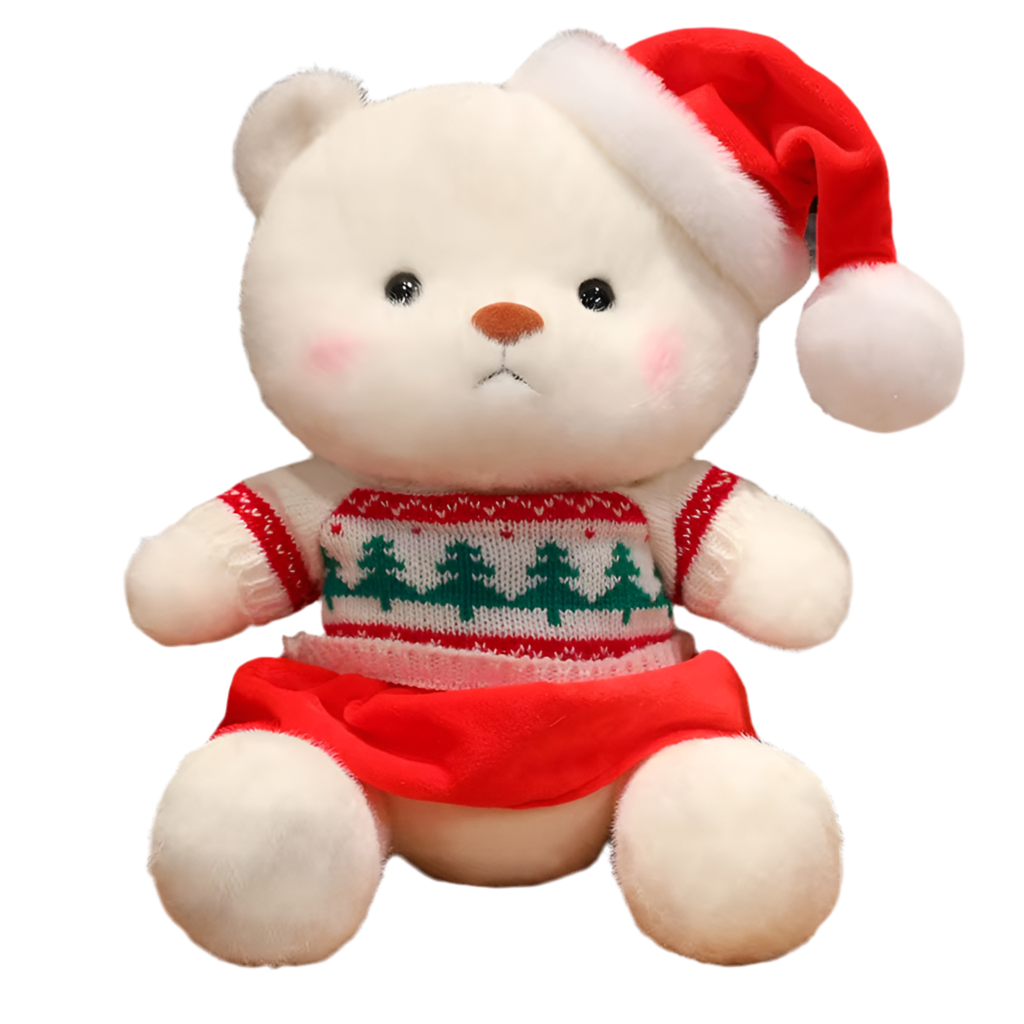 Getsomelove Bär Weihnachten Outfit Pullover+Rock