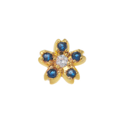 Simple and Trendy Small Pendant Heart-Shaped Zircon Gemstone Small Flower Sun Dog Claw Goldfish Charms for Jewelry